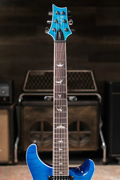 PRS SE Custom 24 Semi-Hollow Piezo Electric Guitar - Lake Blue with Gig Bag