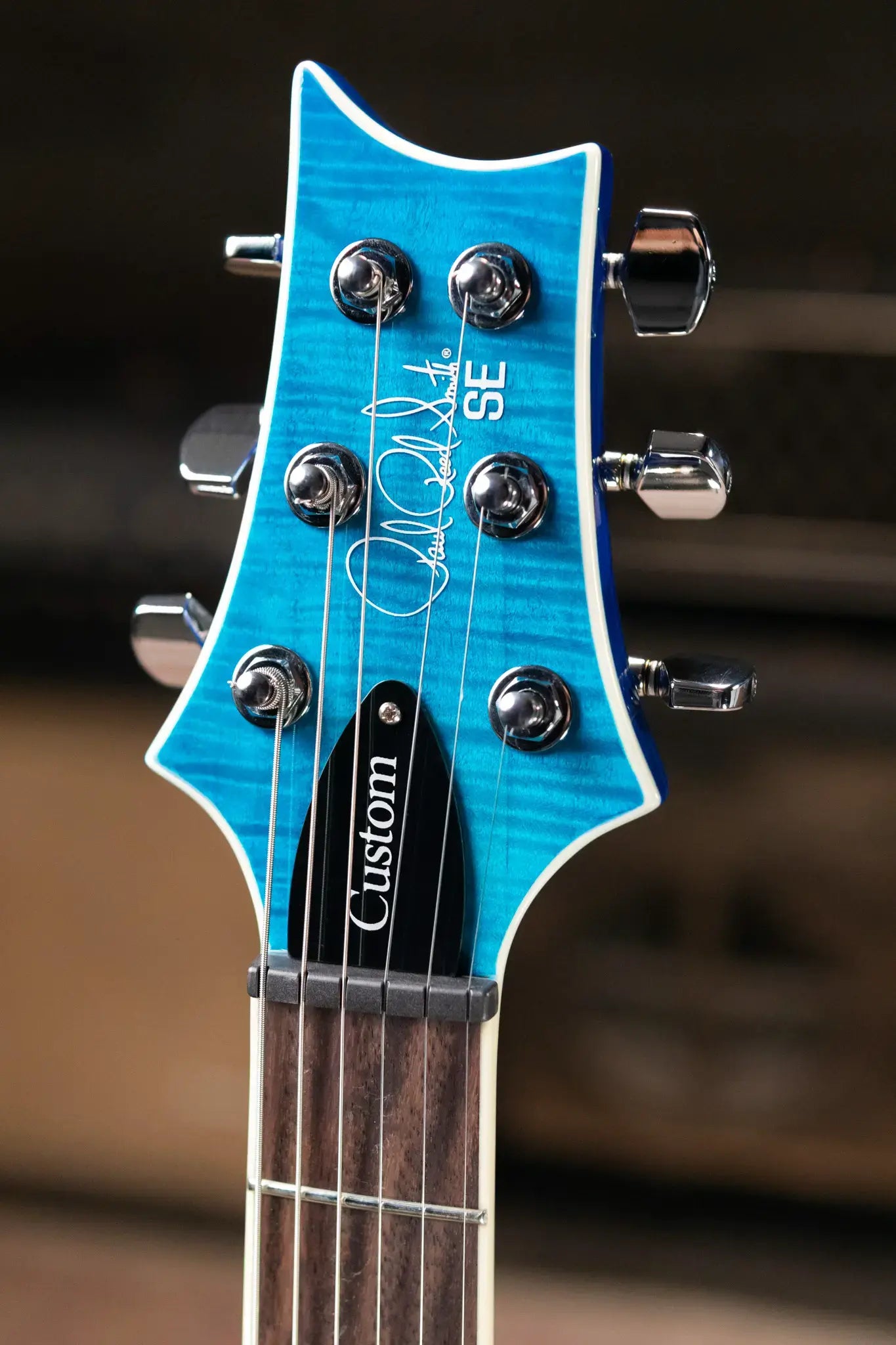 PRS SE Custom 24 Semi-Hollow Piezo Electric Guitar - Lake Blue with Gig Bag