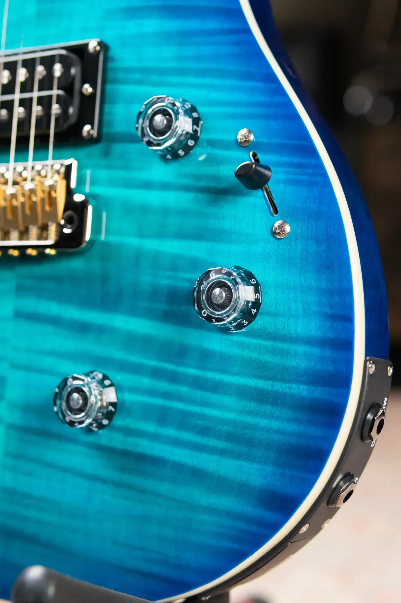 PRS SE Custom 24 Semi-Hollow Piezo Electric Guitar - Lake Blue with Gig Bag