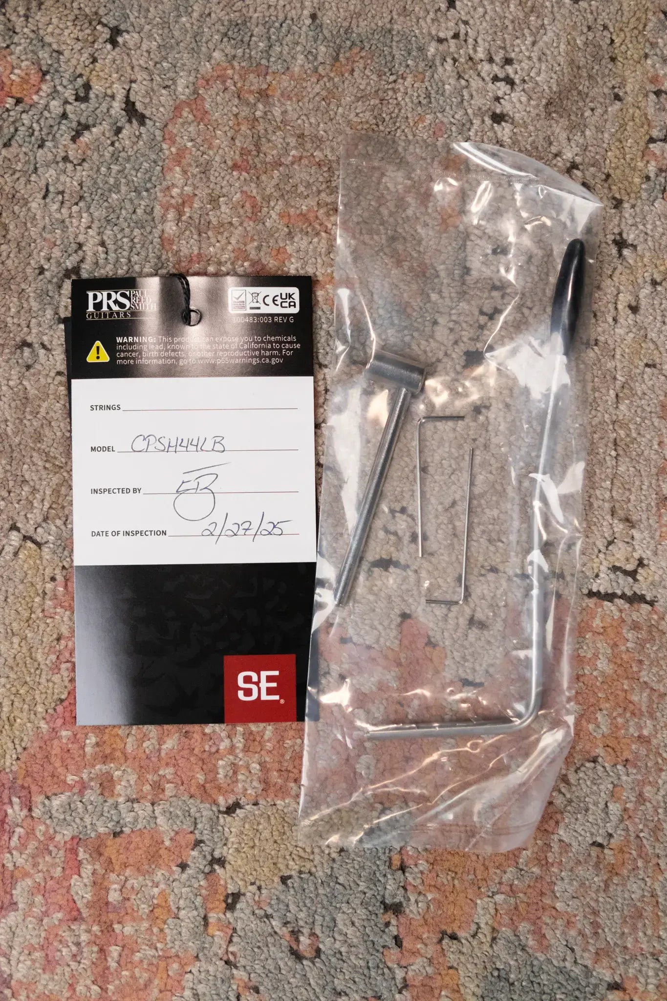 PRS SE Custom 24 Semi-Hollow Piezo Electric Guitar - Lake Blue with Gig Bag