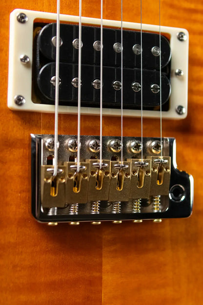 PRS SE Custom 24 Semi-Hollow Piezo - Vintage Sunburst with Gig Bag