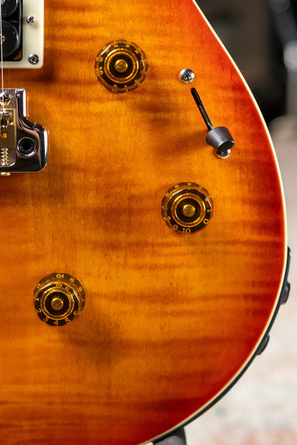 PRS SE Custom 24 Semi-Hollow Piezo - Vintage Sunburst with Gig Bag