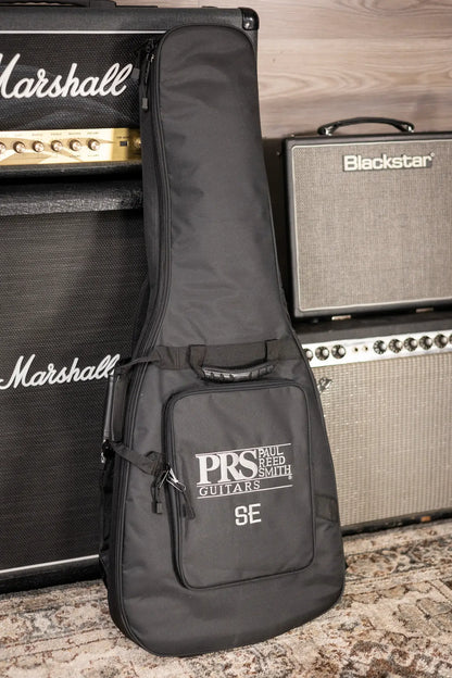 PRS SE Custom Lefty Electric Guitar - Black Gold Sunburst with Gig Bag