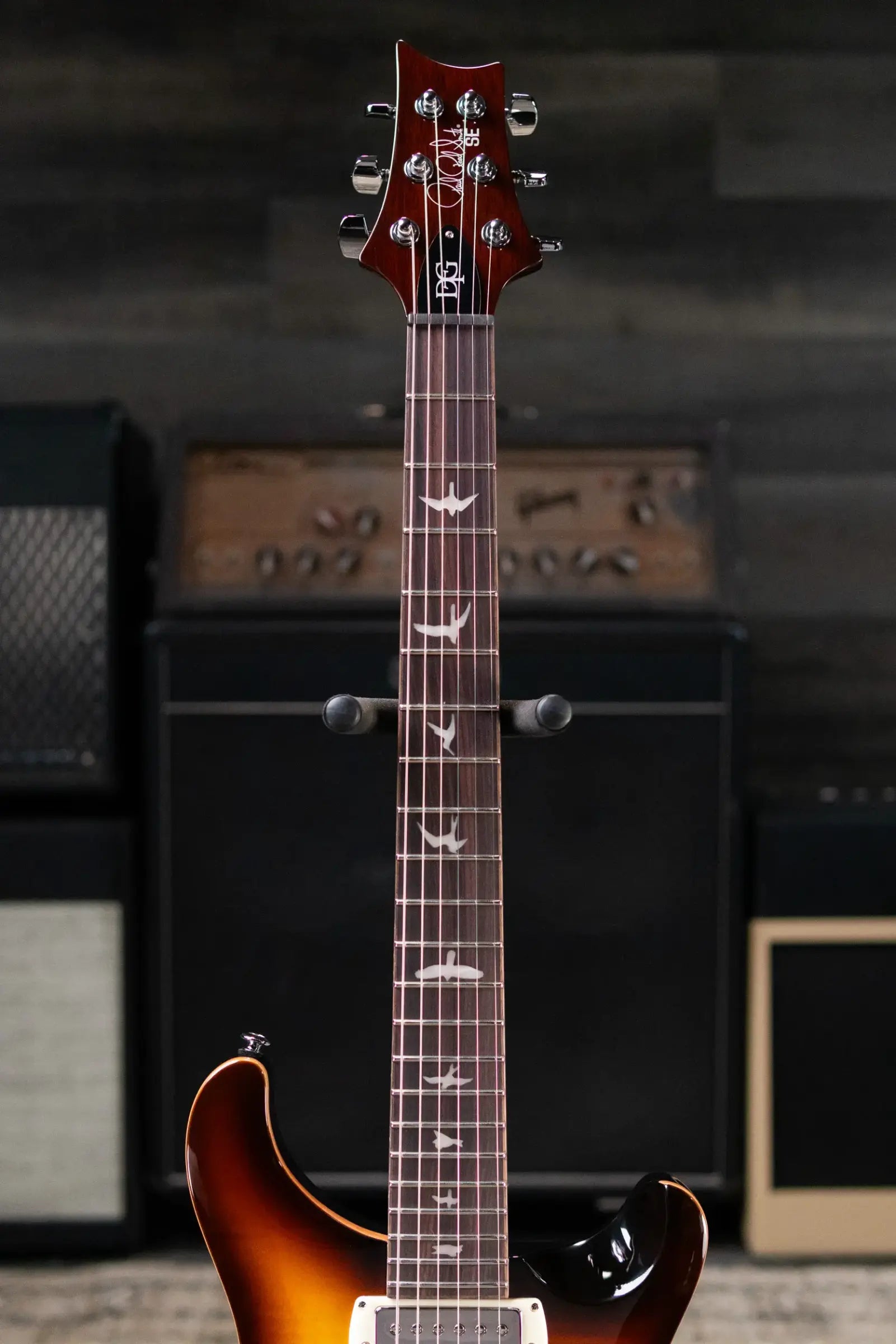 PRS SE DGT David Grissom Electric Guitar - McCarty Tobacco Sunburst with Gig Bag