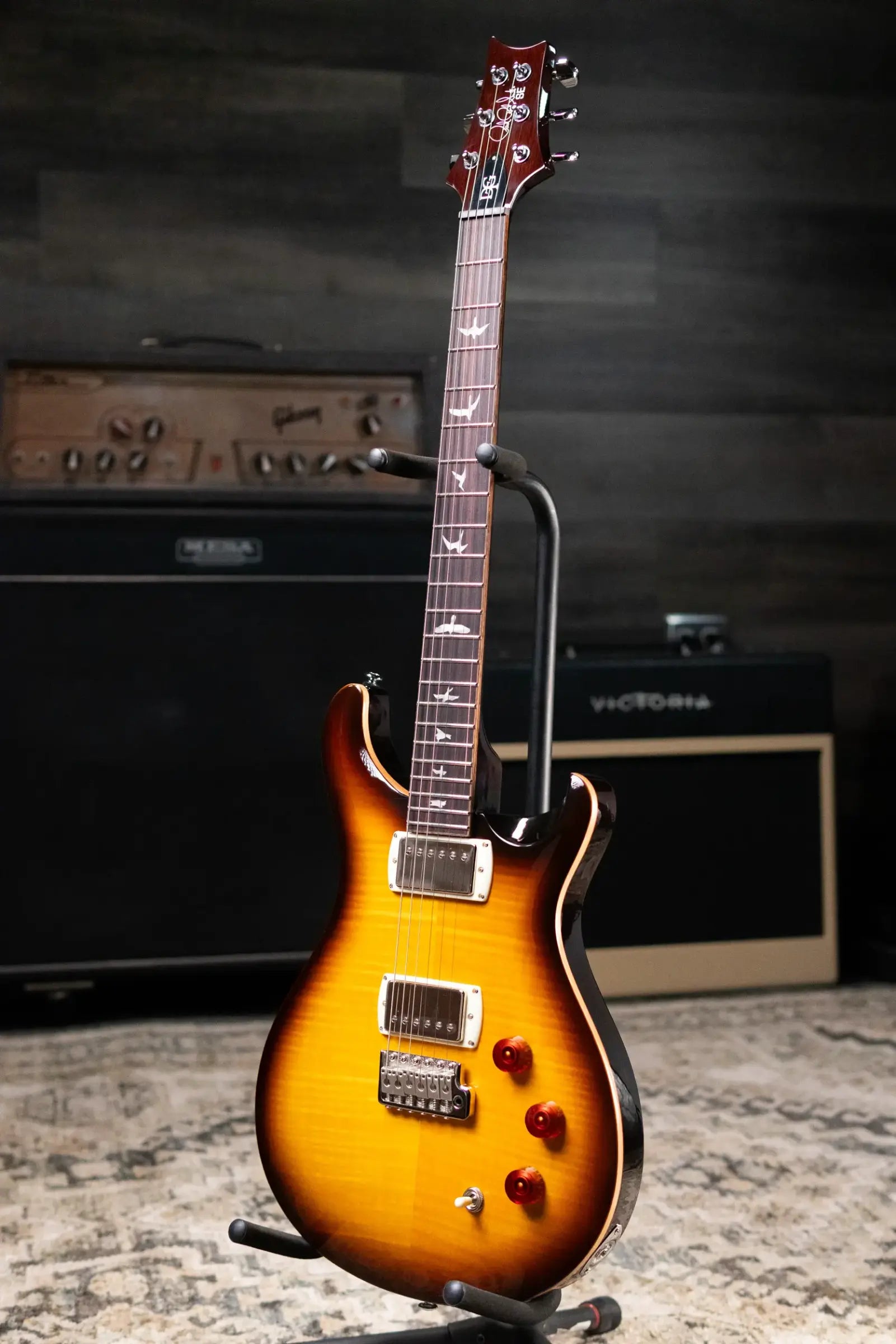 PRS SE DGT David Grissom Electric Guitar - McCarty Tobacco Sunburst with Gig Bag