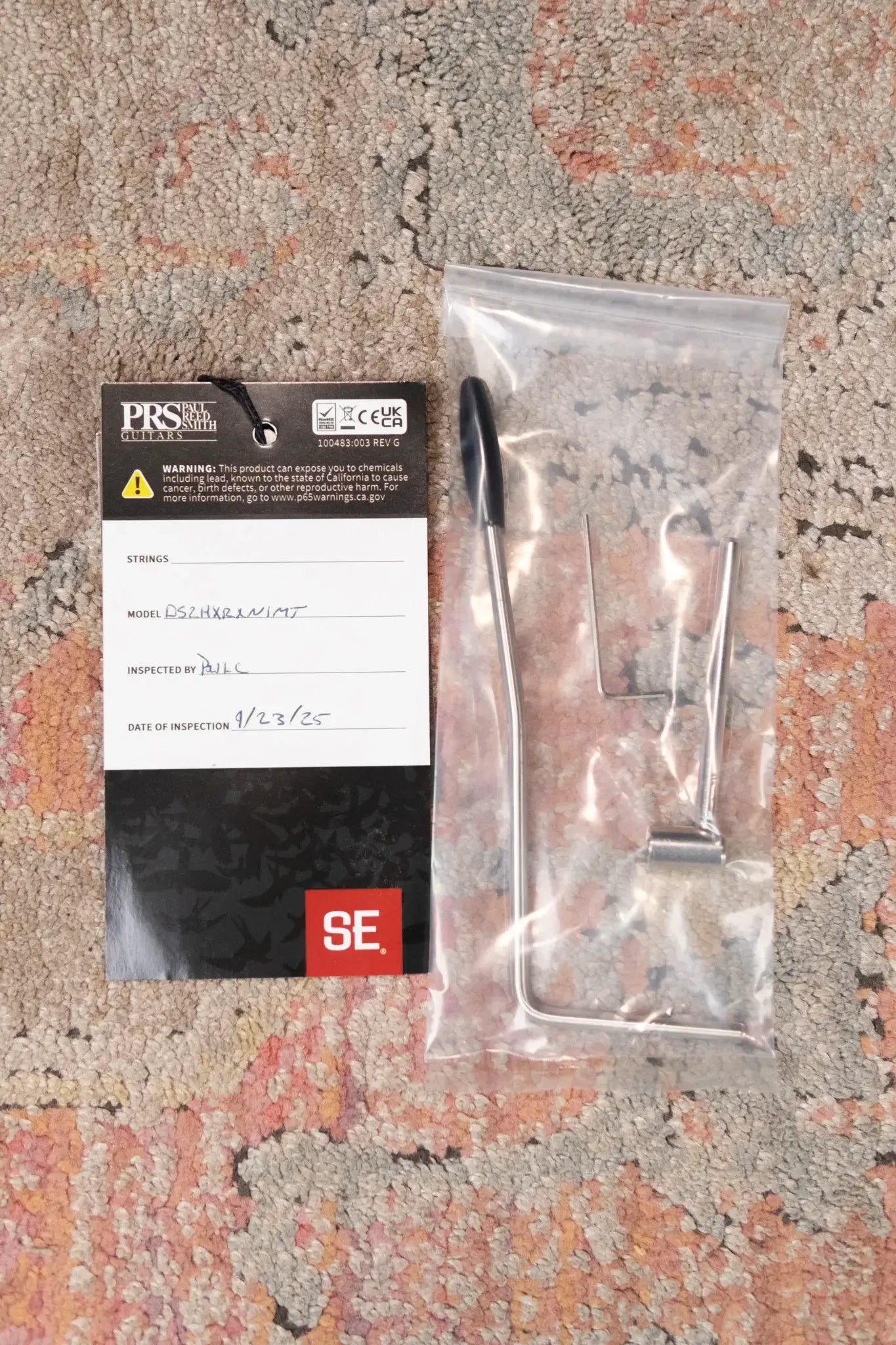 PRS SE David Grissom Standard Electric Guitar - McCarty Tobacco Sunburst with Gig Bag