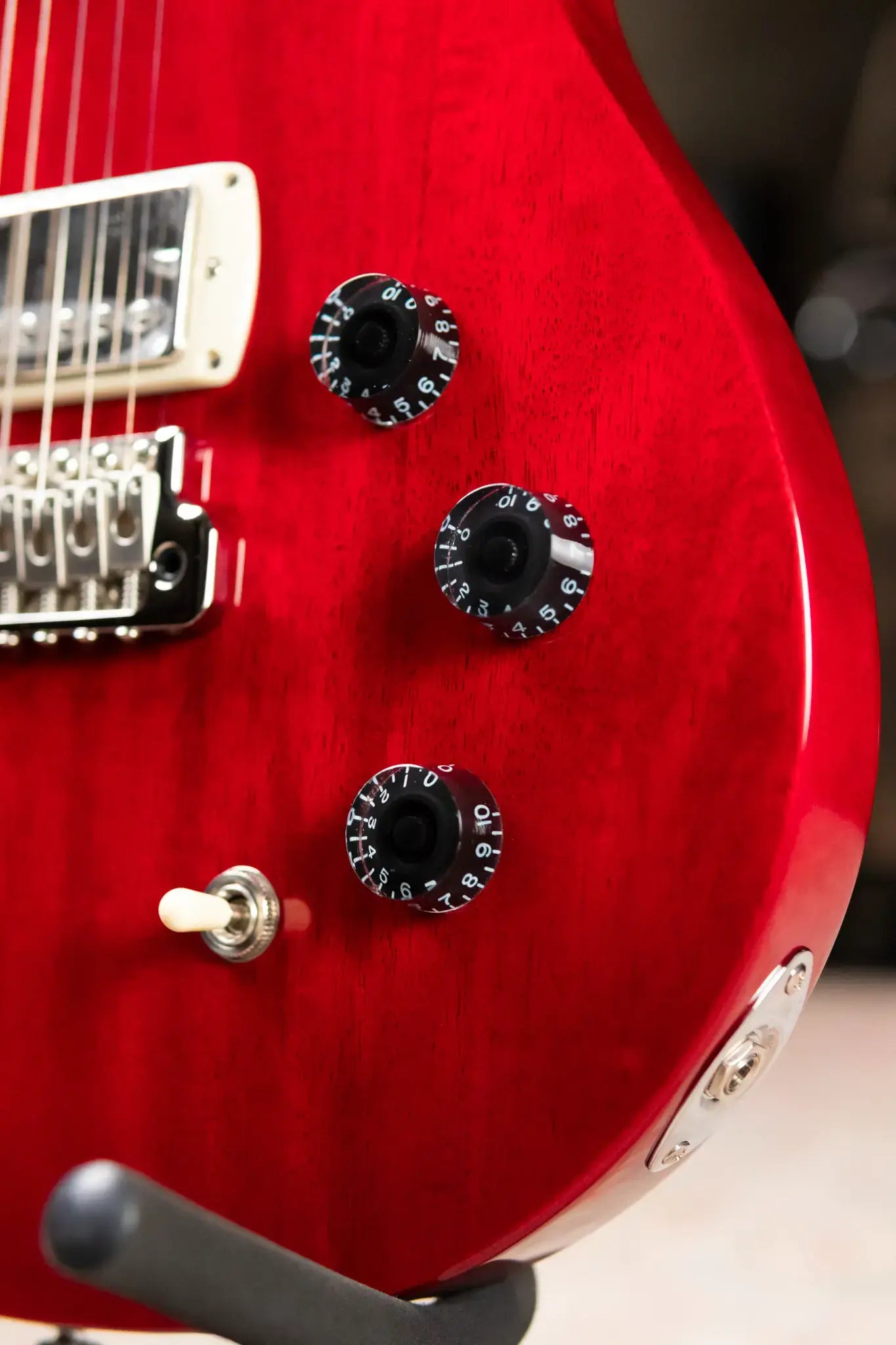 PRS SE David Grissom Standard Electric Guitar - Vintage Cherry with Gig Bag