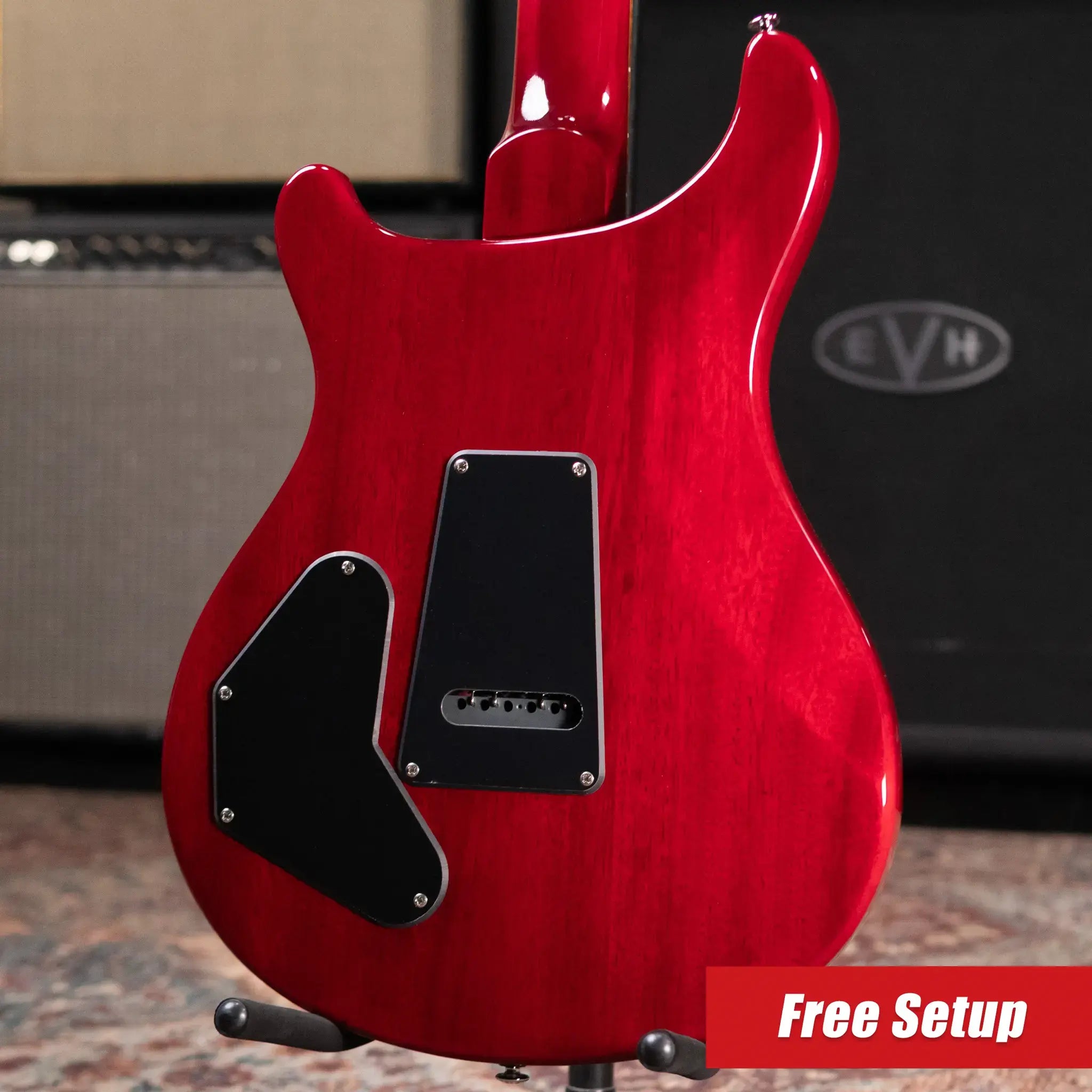 PRS SE David Grissom Standard Electric Guitar - Vintage Cherry with Gig Bag