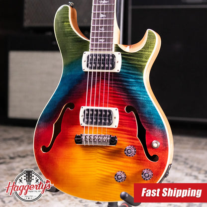 PRS SE Ed Sheeran Hollowbody I Baritone Piezo Electric Guitar - Prism with Gig Bag