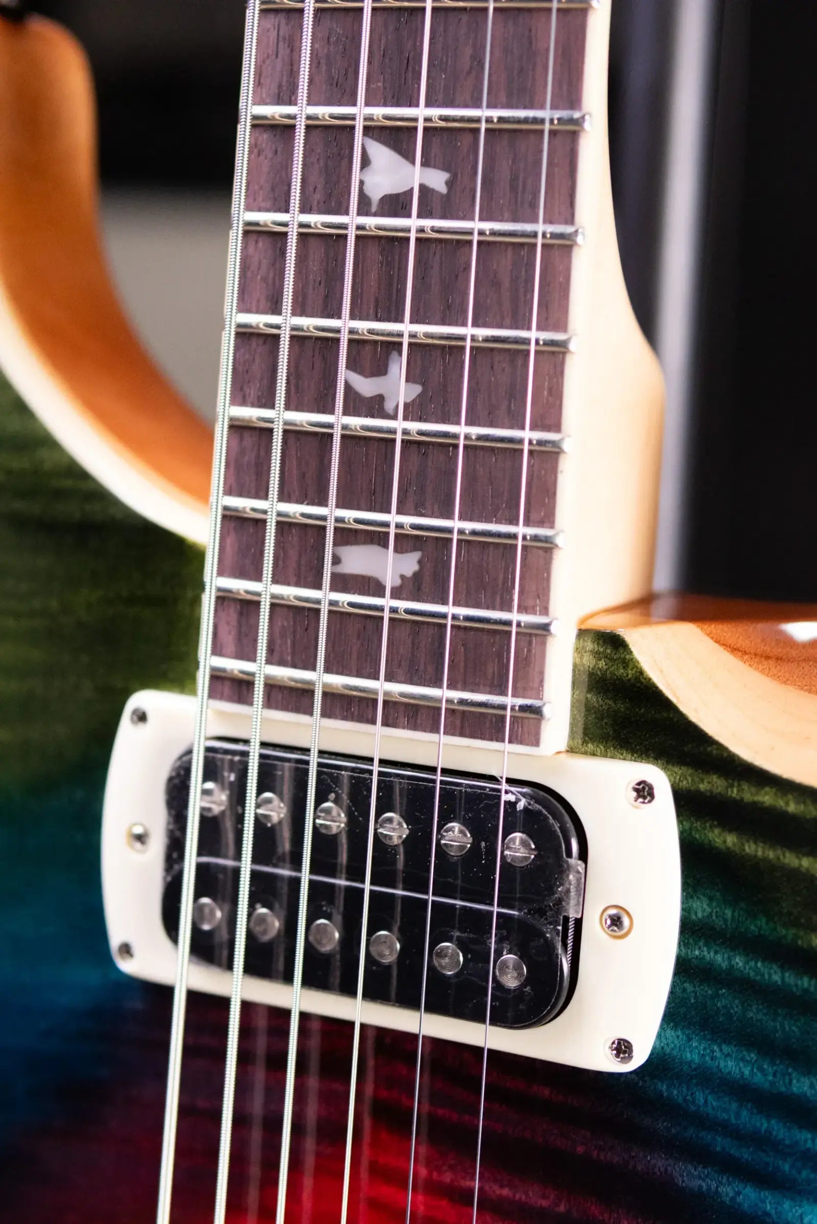 PRS SE Ed Sheeran Hollowbody I Baritone Piezo Electric Guitar - Prism with Gig Bag