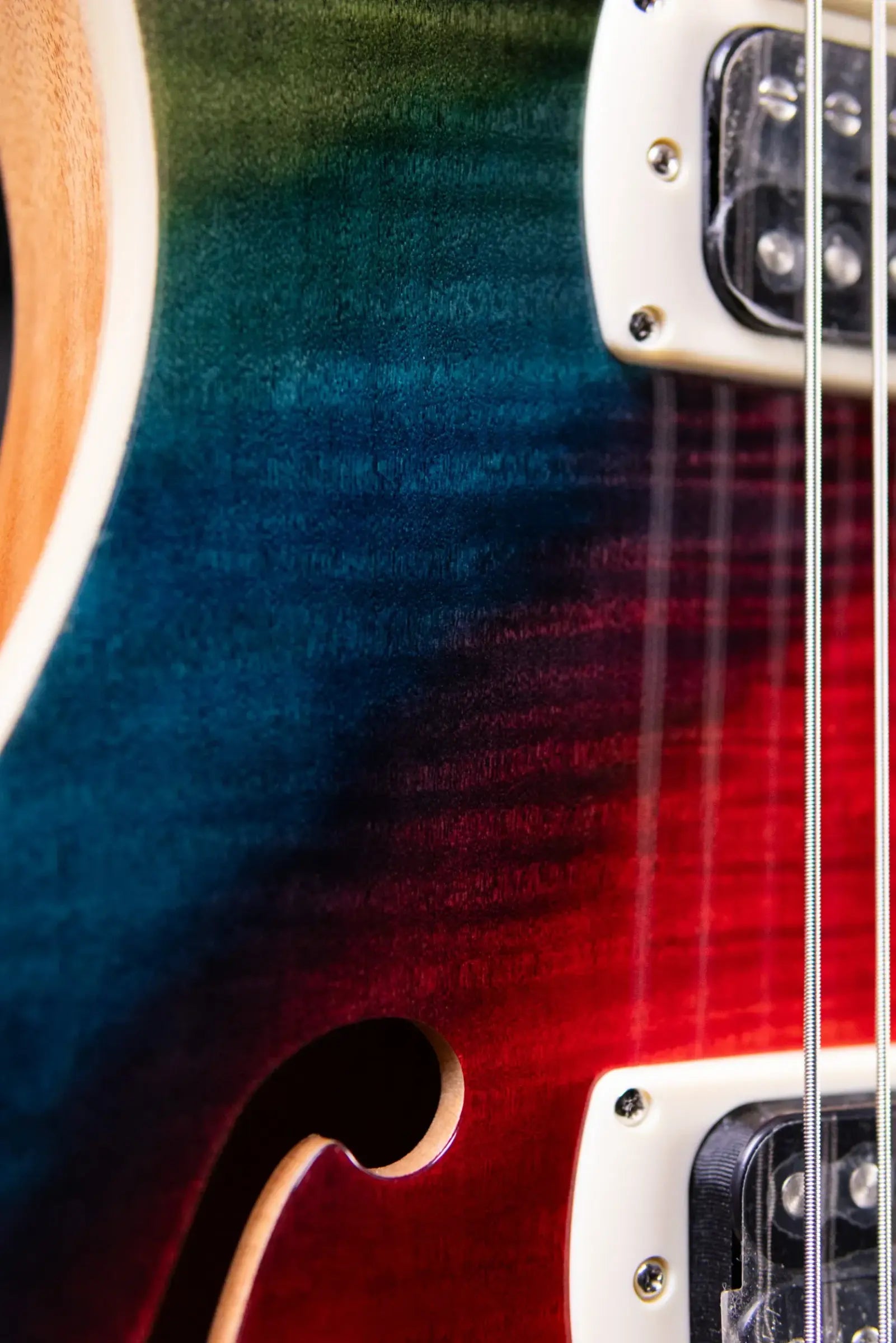 PRS SE Ed Sheeran Hollowbody I Baritone Piezo Electric Guitar - Prism with Gig Bag