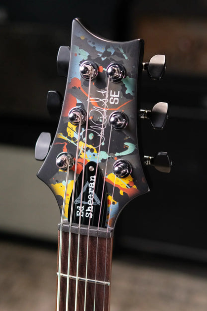 PRS SE Ed Sheeran Signature Hollowbody I Baritone Piezo LTD Electric Guitar - Cosmic Splash with Gig Bag