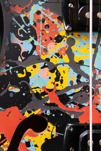 PRS SE Ed Sheeran Signature Hollowbody I Baritone Piezo LTD Electric Guitar - Cosmic Splash with Gig Bag