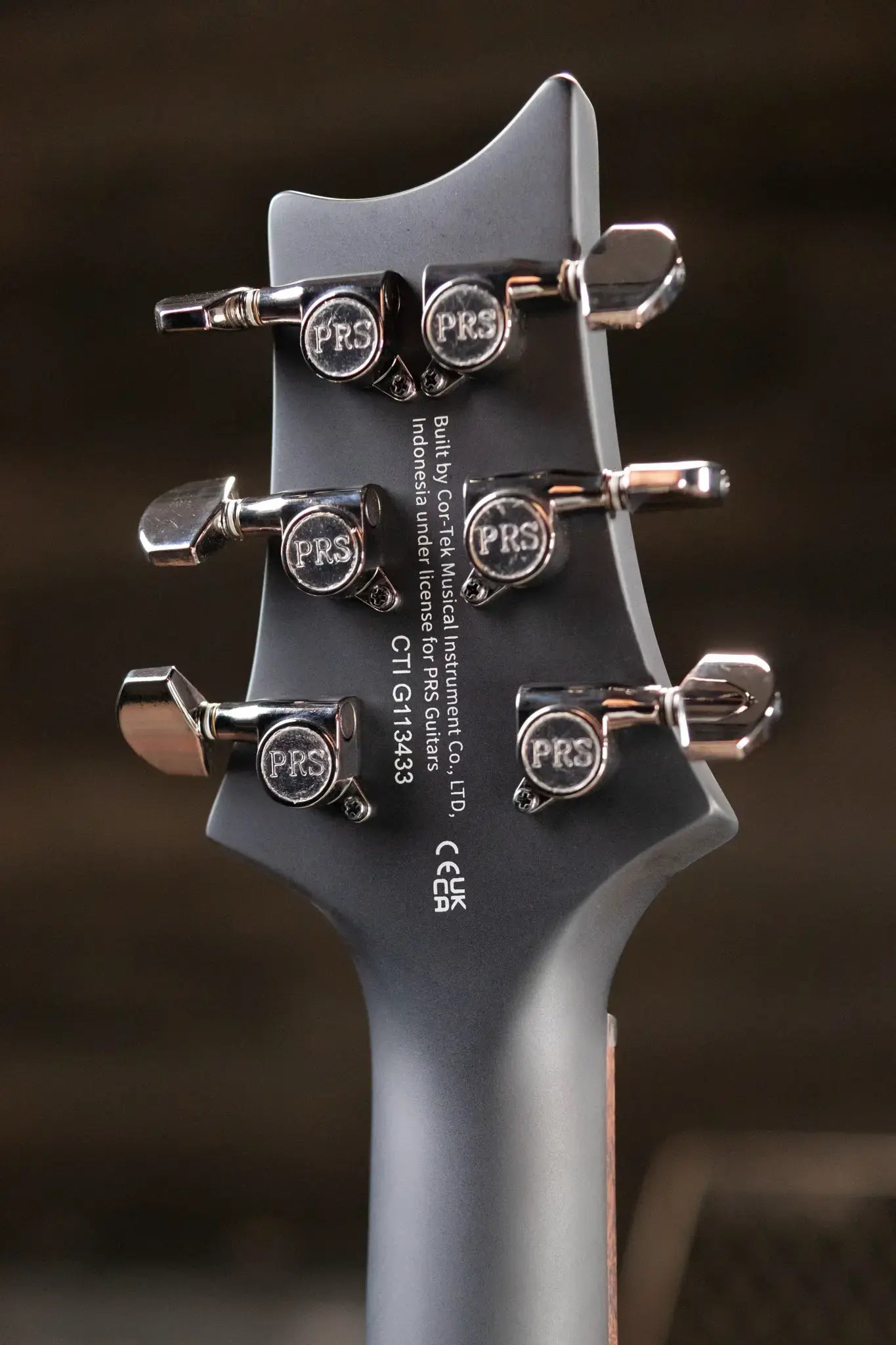 PRS SE "Exotic" Custom 24-08 Poplar Burl Electric Guitar - Charcoal Cherry Midnight Burst with Gig Bag