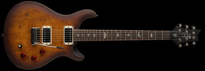PRS SE Exotic David Grissom Signature Electric Guitar - Laurel Burl McCarty Tobacco Sunburst with Gig Bag