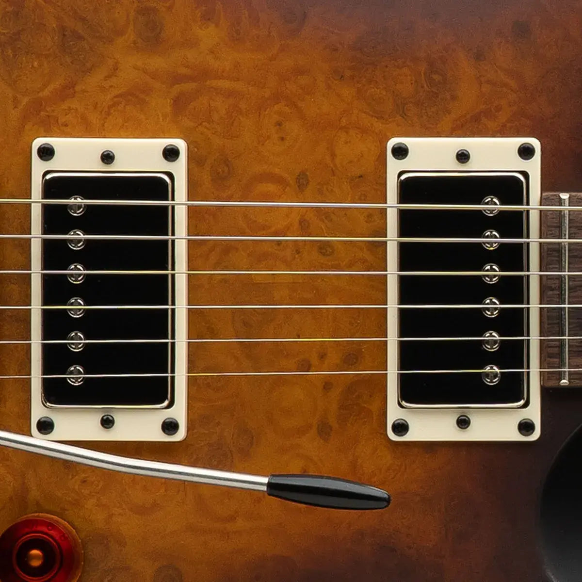 PRS SE Exotic David Grissom Signature Electric Guitar - Laurel Burl McCarty Tobacco Sunburst with Gig Bag