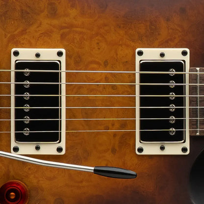 PRS SE Exotic David Grissom Signature Electric Guitar - Laurel Burl McCarty Tobacco Sunburst with Gig Bag