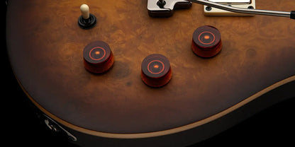 PRS SE Exotic David Grissom Signature Electric Guitar - Laurel Burl McCarty Tobacco Sunburst with Gig Bag