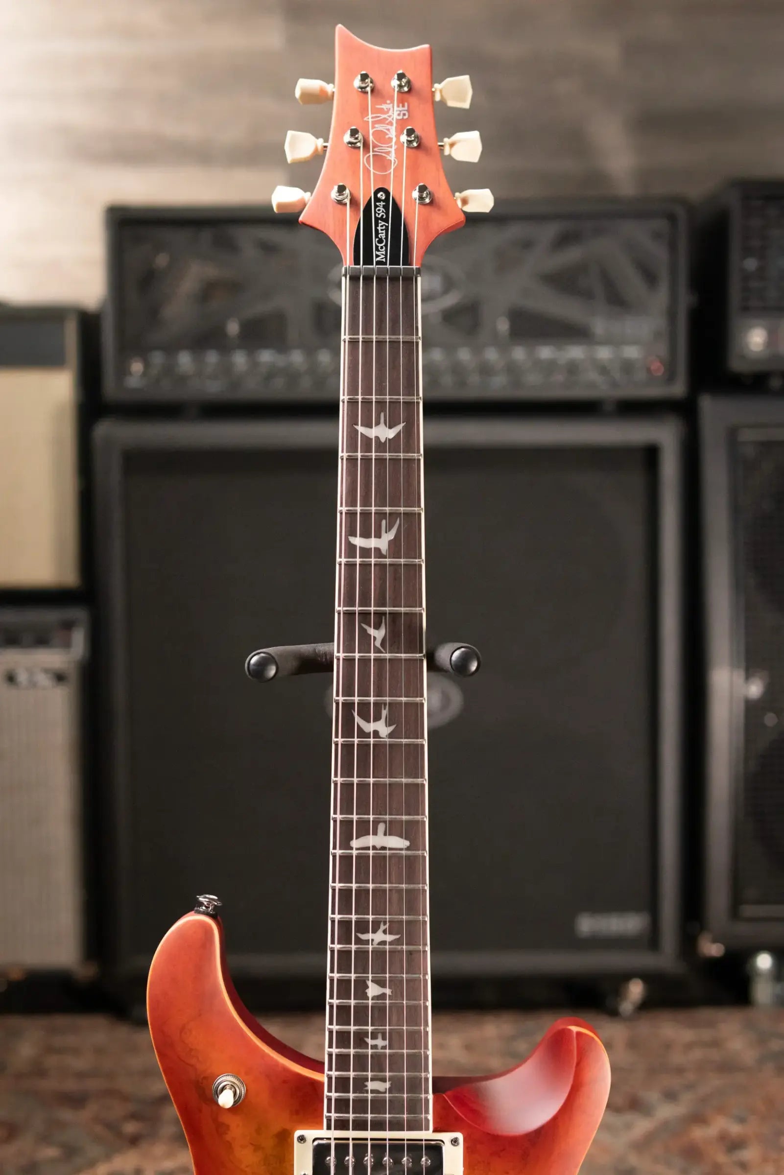 PRS SE Exotic McCarty 594 Electric Guitar - Laurel Burl Vintage Sunburst with Gig Bag