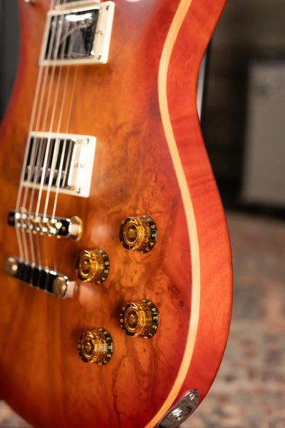 PRS SE Exotic McCarty 594 Electric Guitar - Laurel Burl Vintage Sunburst with Gig Bag