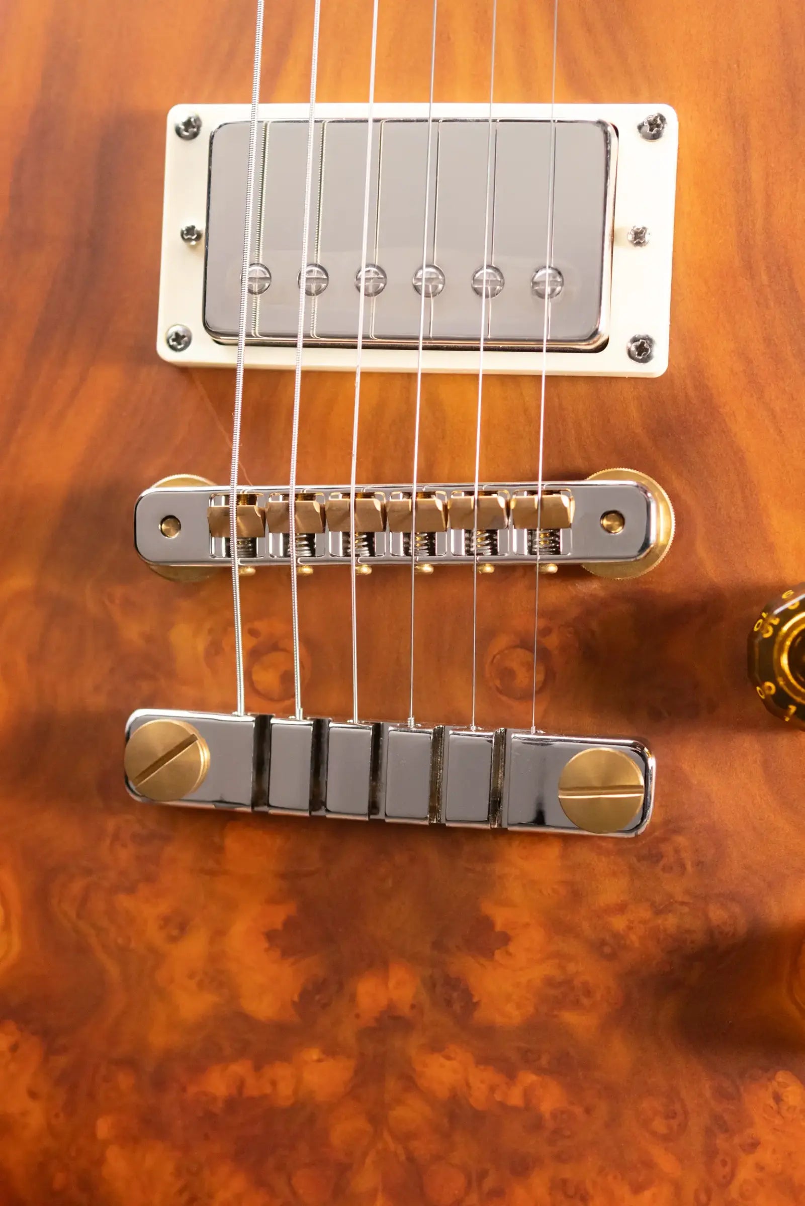 PRS SE Exotic McCarty 594 Electric Guitar - Laurel Burl Vintage Sunburst with Gig Bag