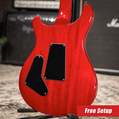 PRS SE "Floyd" Custom 24 Electric Guitar - Charcoal Cherry Burst with Gig Bag