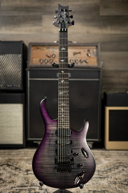 PRS SE Herman Li Signature Chleo Electric Guitar - Charcoal Purple Burst with Gig Bag