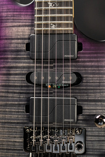 PRS SE Herman Li Signature Chleo Electric Guitar - Charcoal Purple Burst with Gig Bag