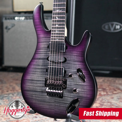 PRS SE Herman Li Signature Chleo Electric Guitar - Charcoal Purple Burst with Gig Bag