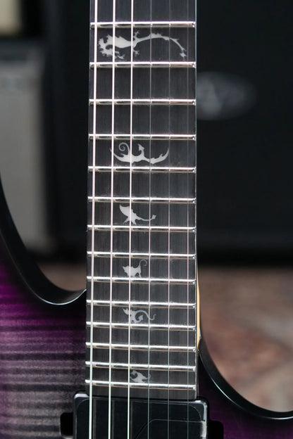 PRS SE Herman Li Signature Chleo Electric Guitar - Charcoal Purple Burst with Gig Bag