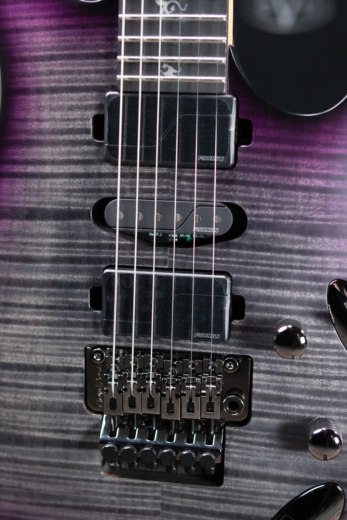 PRS SE Herman Li Signature Chleo Electric Guitar - Charcoal Purple Burst with Gig Bag