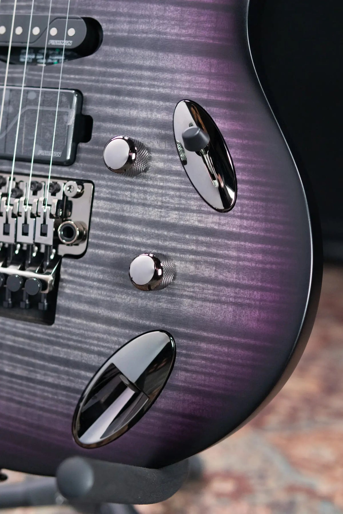 PRS SE Herman Li Signature Chleo Electric Guitar - Charcoal Purple Burst with Gig Bag
