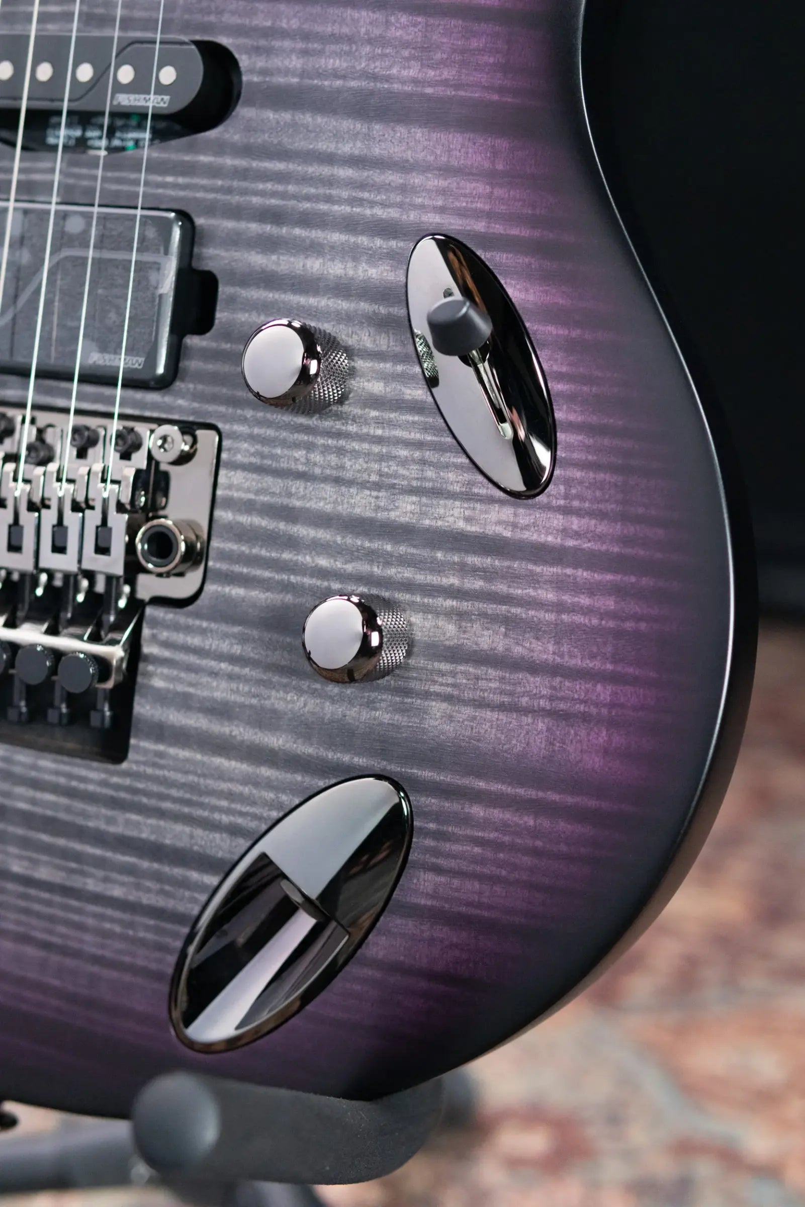 PRS SE Herman Li Signature Chleo Electric Guitar - Charcoal Purple Burst with Gig Bag