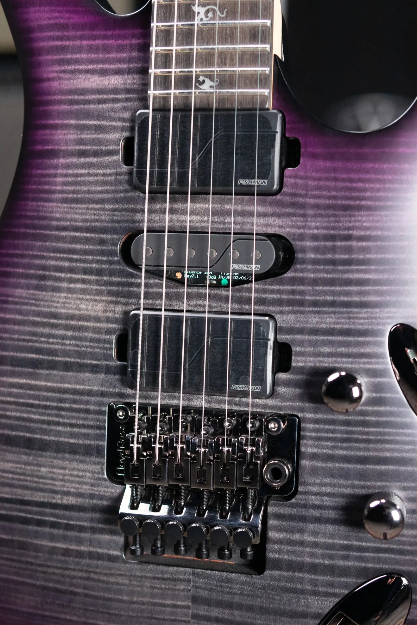 PRS SE Herman Li Signature Chleo Electric Guitar - Charcoal Purple Burst with Gig Bag