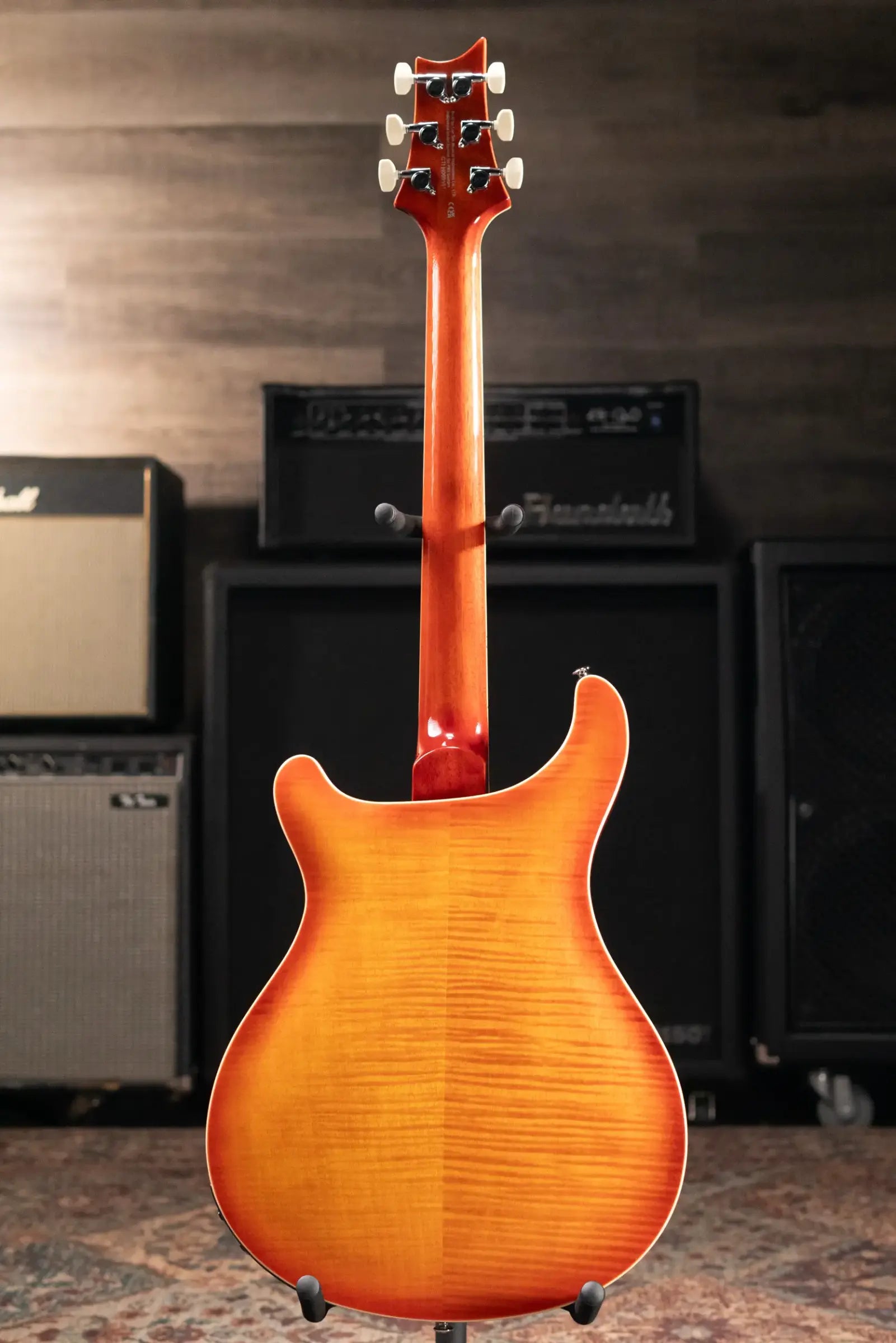 PRS SE Hollowbody II Piezo Electric Guitar - Vintage Sunburst with Gig Bag