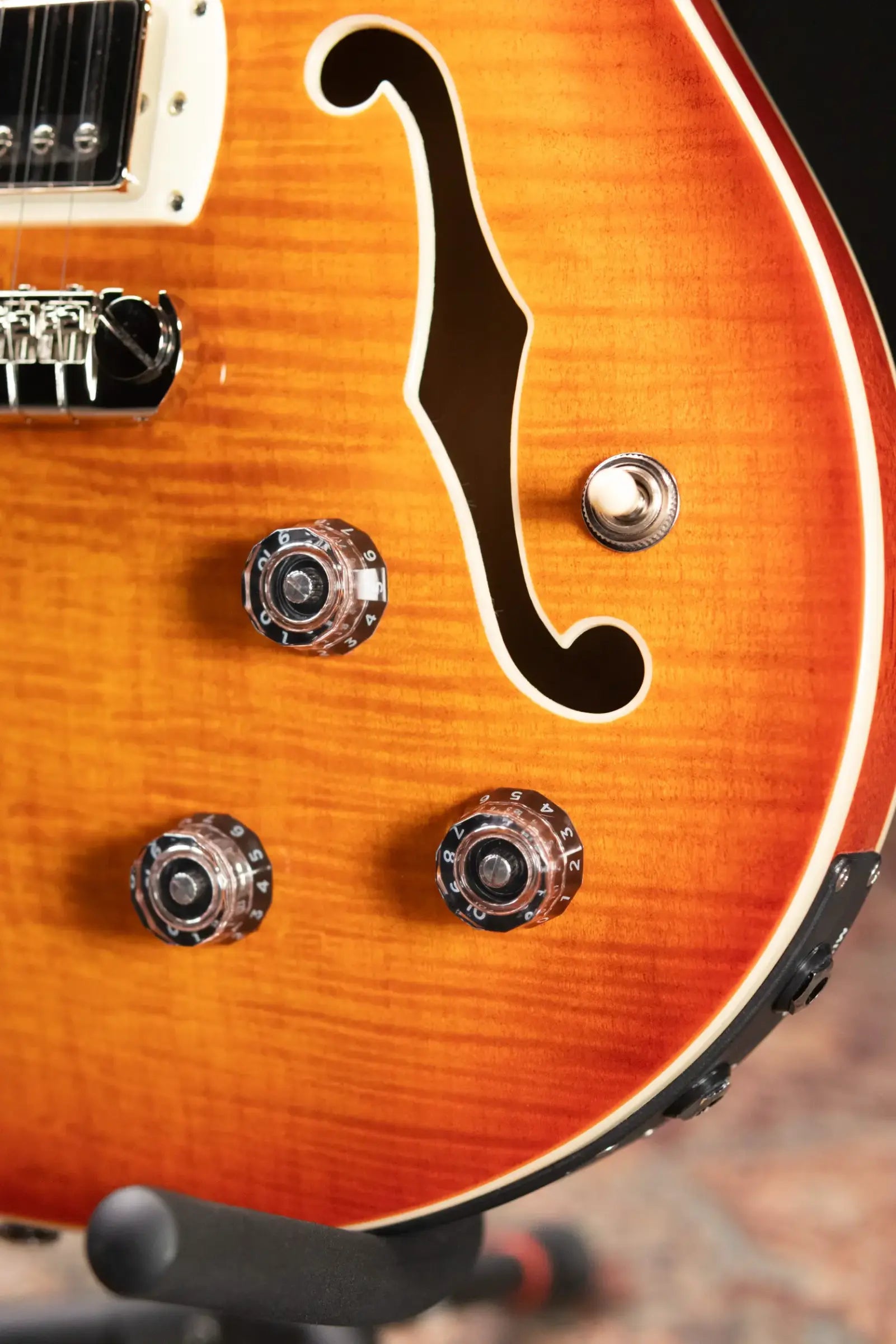 PRS SE Hollowbody II Piezo Electric Guitar - Vintage Sunburst with Gig Bag