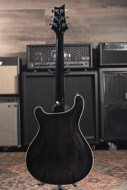 PRS SE Hollowbody Standard Electric Guitar - Dog Hair Smokeburst with Hardshell Case