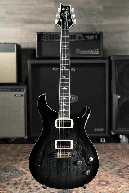 PRS SE Hollowbody Standard Electric Guitar - Dog Hair Smokeburst with Gig Bag