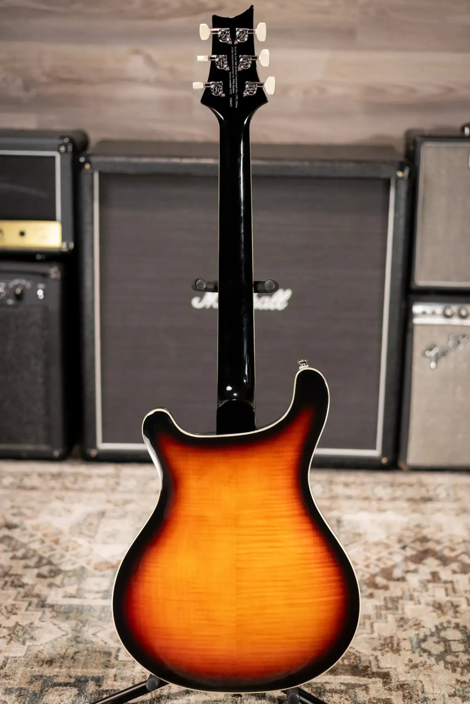 PRS SE Hollowbody Standard Electric Guitar - McCarty Sunburst with Hardshell Case - Used
