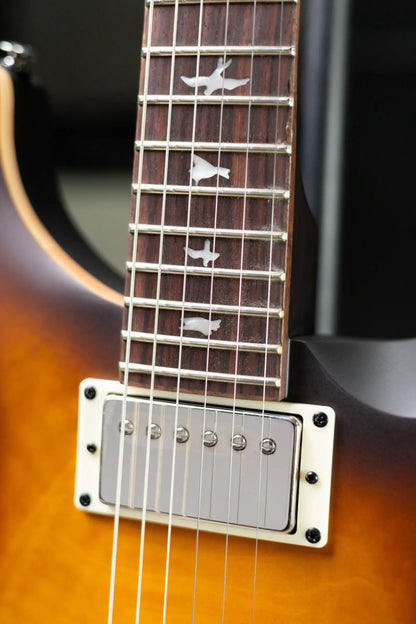 PRS SE Limited Edition David Grissom Exotic Burl Top Electric Guitar - McCarty Tobacco Sunburst with Gig Bag