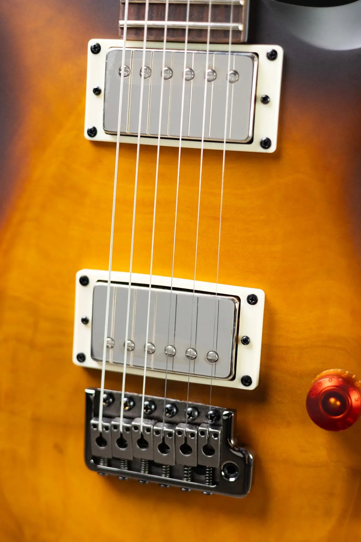 PRS SE Limited Edition David Grissom Exotic Burl Top Electric Guitar - McCarty Tobacco Sunburst with Gig Bag