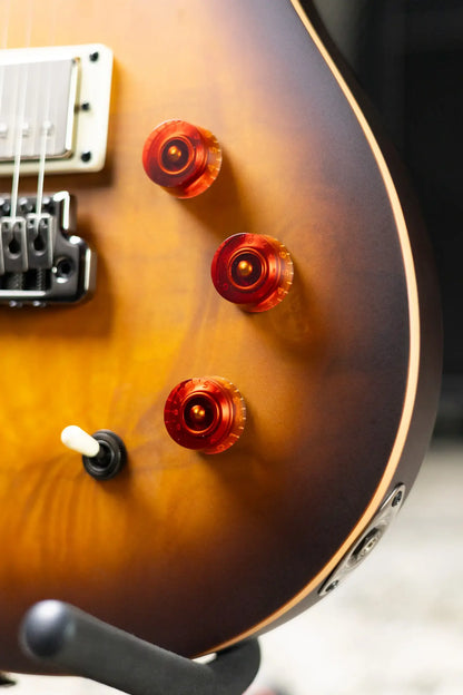 PRS SE Limited Edition David Grissom Exotic Burl Top Electric Guitar - McCarty Tobacco Sunburst with Gig Bag