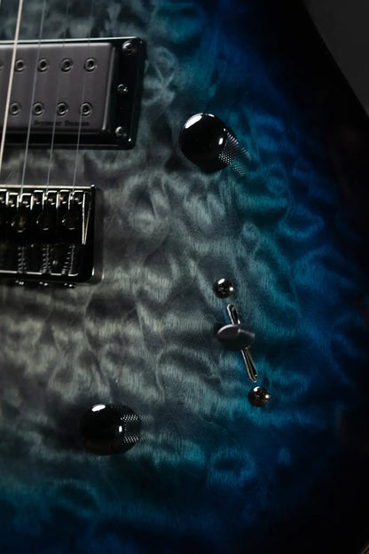 PRS SE Mark Holcomb 7-String Electric Guitar - Holcomb Blue Burst with Gig Bag