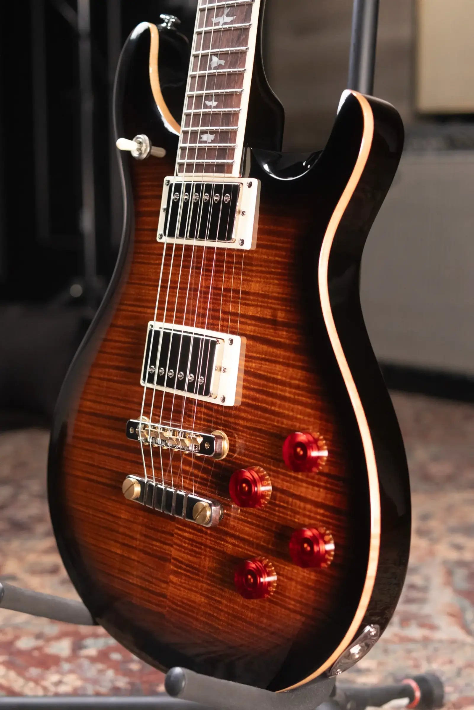 PRS SE McCarty 594 Electric Guitar - Black Gold Burst with Gig Bag - Used