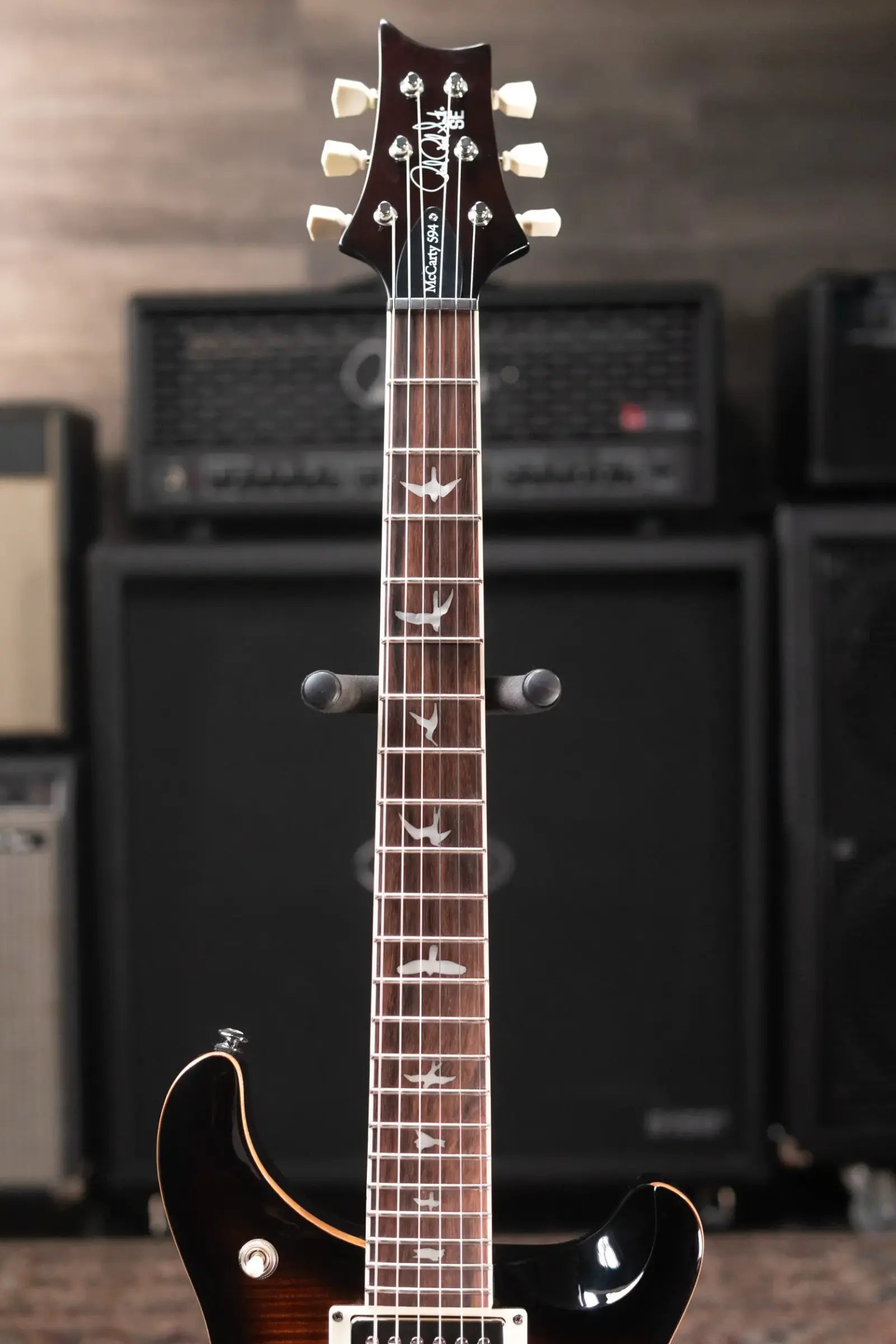 PRS SE McCarty 594 Electric Guitar - Black Gold Burst with Gig Bag - Used