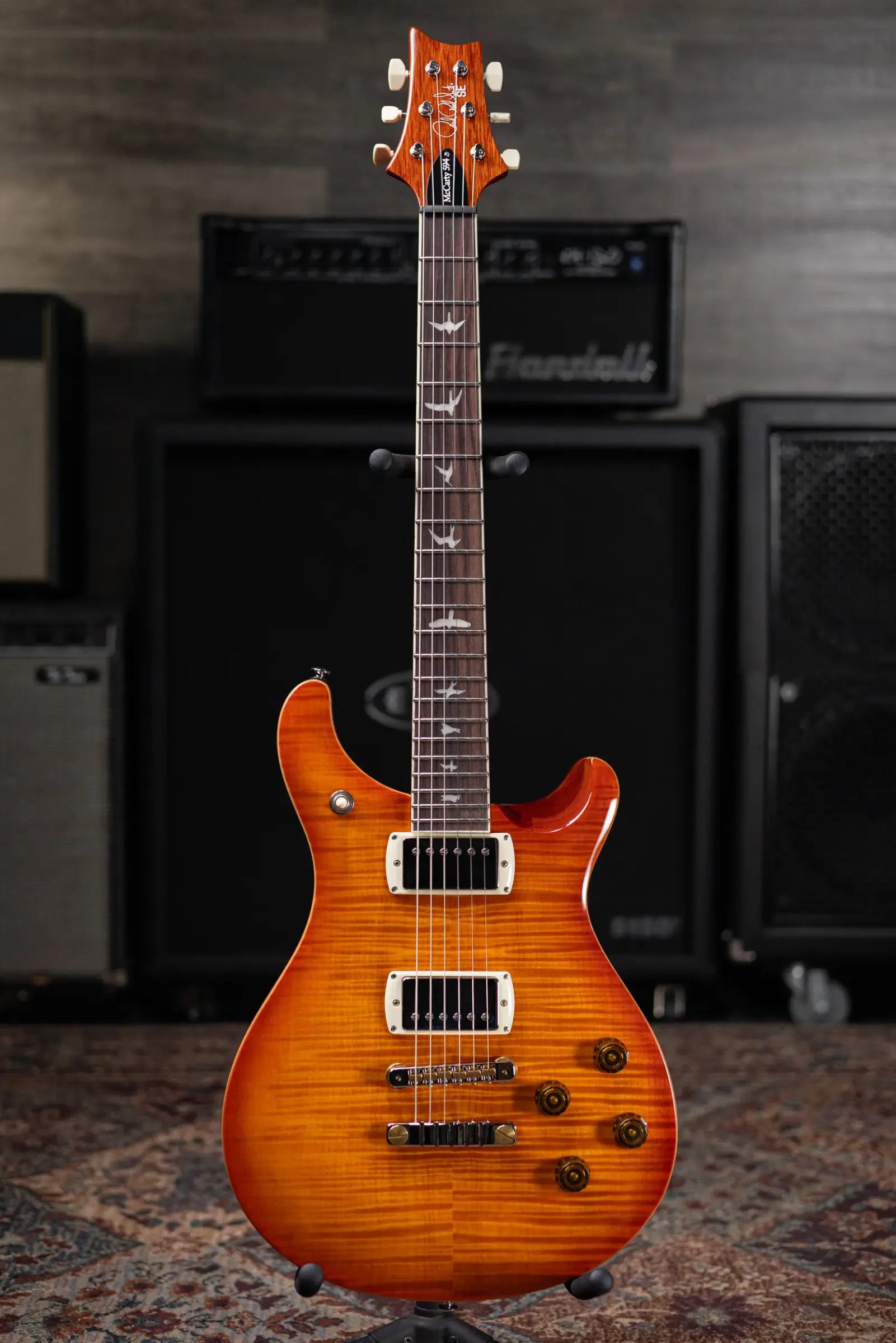 PRS SE McCarty 594 Solid Body Electric Guitar - Vintage Sunburst with Gig Bag