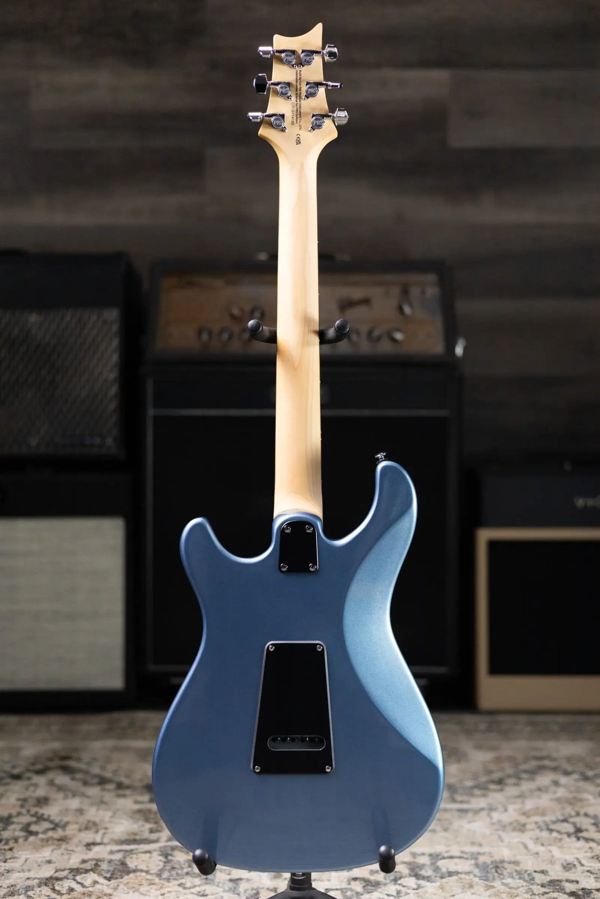 PRS SE NF3R Solid Body Electric Guitar - Ice Blue Metallic with Gig Bag