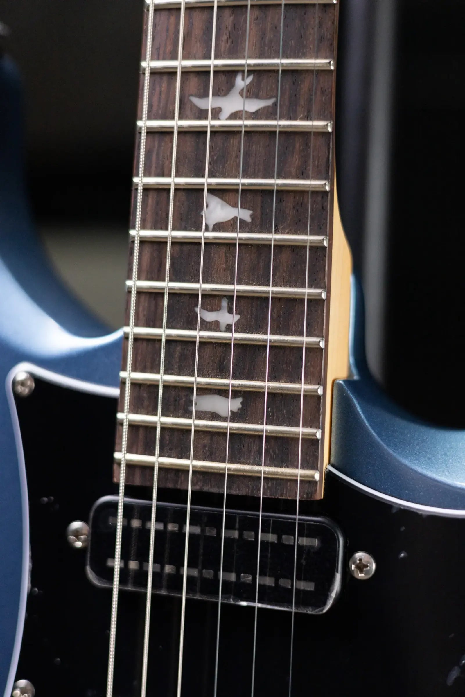 PRS SE NF3R Solid Body Electric Guitar - Ice Blue Metallic with Gig Bag