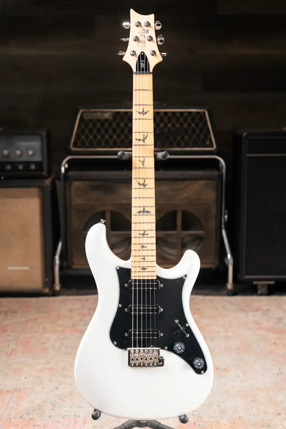 PRS SE NF3 Bolt-On Electric Guitar - White Pearl with Gig Bag