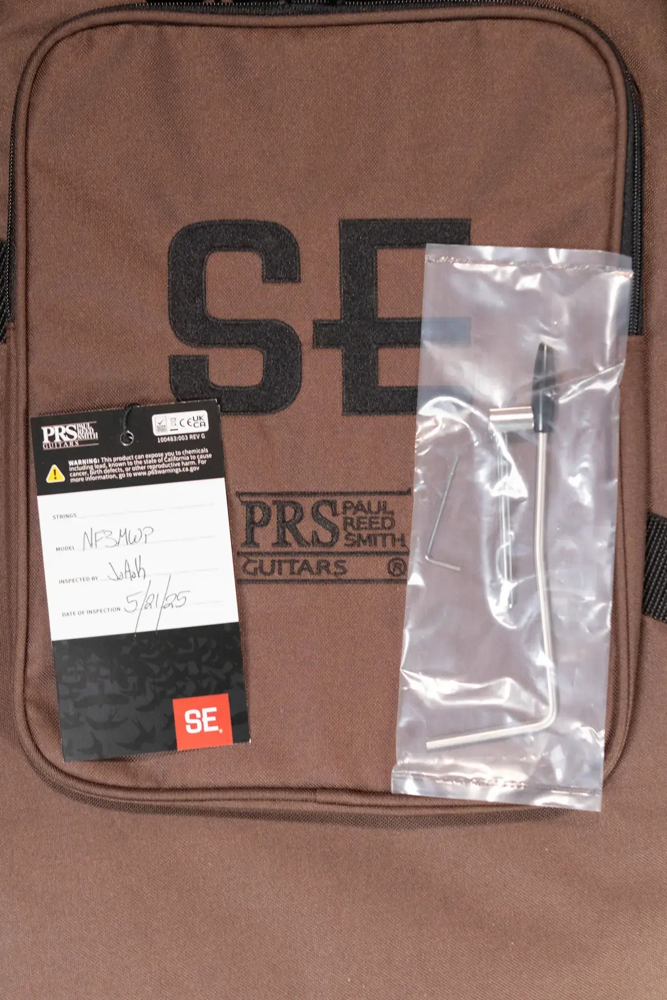 PRS SE NF3 Bolt-On Electric Guitar - White Pearl with Gig Bag